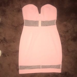 Pink Tobi strapless dress